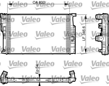 Теплообменник VALEO 735456