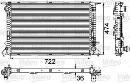 Теплообменник VALEO 735473