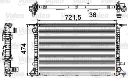 Теплообменник VALEO 735474