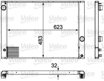 Теплообменник VALEO 735476