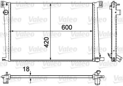 Теплообменник VALEO 735480