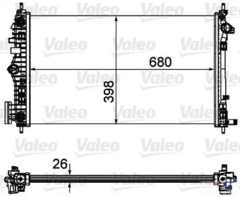 Теплообменник VALEO 735487