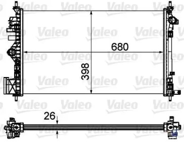 Теплообменник VALEO 735488