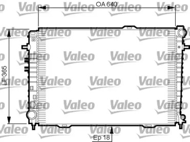 Теплообменник VALEO 735500