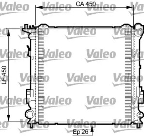 Теплообменник VALEO 735504