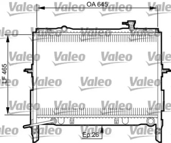 Теплообменник VALEO 735505