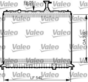 Теплообменник VALEO 735508