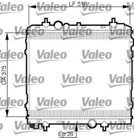 Теплообменник VALEO 735531