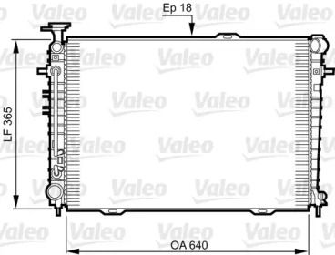 Теплообменник VALEO 735543