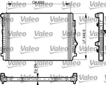 Теплообменник VALEO 735549