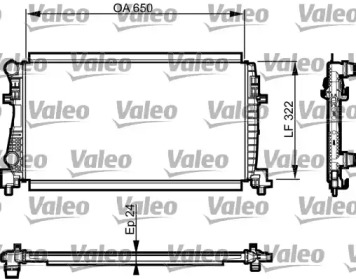 Теплообменник VALEO 735557