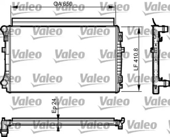 Теплообменник VALEO 735558