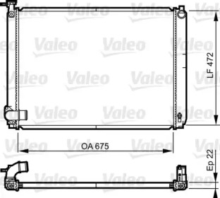 Теплообменник VALEO 735571