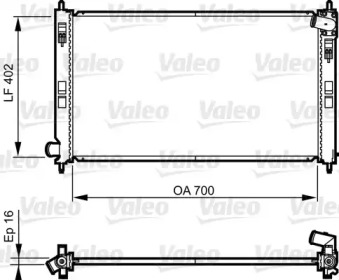 Теплообменник VALEO 735575