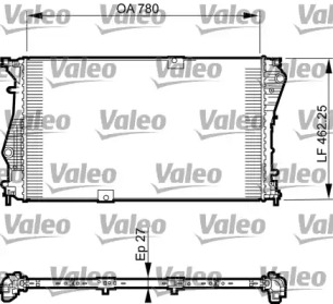 Теплообменник VALEO 735599