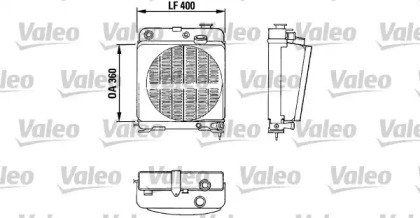 Радиатор, охлаждение двигателя VALEO 810878