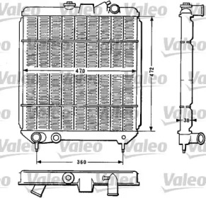 Теплообменник VALEO 810886