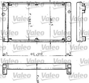 Теплообменник VALEO 810952