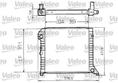 Теплообменник VALEO 810956