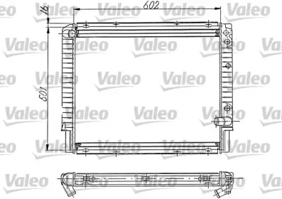 Радиатор, охлаждение двигателя VALEO 810974