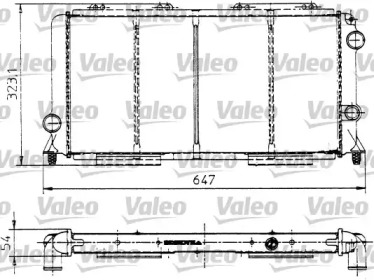 Теплообменник VALEO 810991