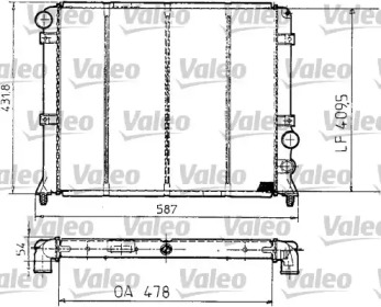 Теплообменник VALEO 810993