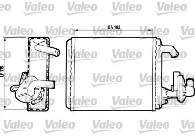 Теплообменник, отопление салона VALEO 811065