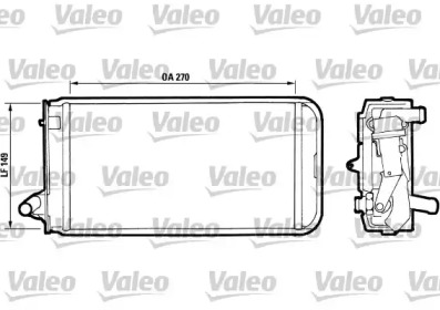 Теплообменник, отопление салона VALEO 811393