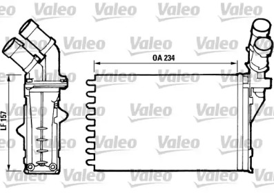 Теплообменник VALEO 812006