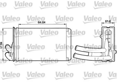 Теплообменник VALEO 812012