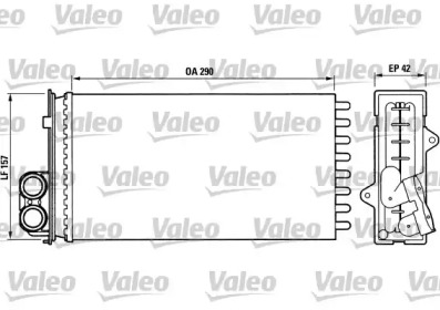 Теплообменник VALEO 812014