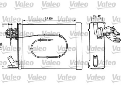 Теплообменник VALEO 812023