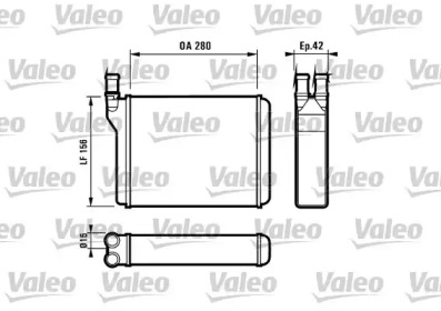 Теплообменник VALEO 812027