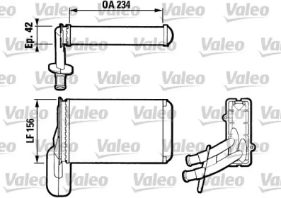 Теплообменник VALEO 812031