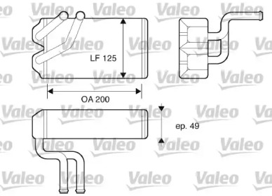 Теплообменник VALEO 812069