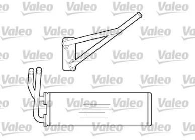 Теплообменник, отопление салона VALEO 812072