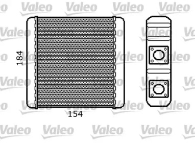 Теплообменник VALEO 812107