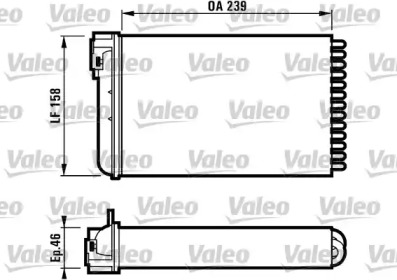 Теплообменник VALEO 812110