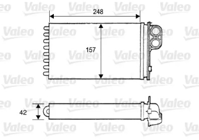 Теплообменник VALEO 812115