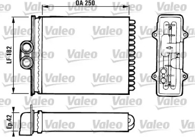 Теплообменник VALEO 812118