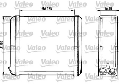 Теплообменник VALEO 812120