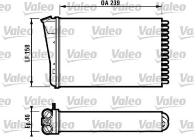 Теплообменник VALEO 812126