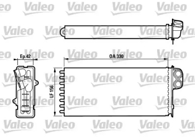 Теплообменник VALEO 812128