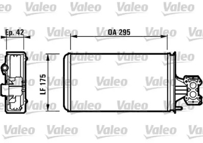 Теплообменник VALEO 812132