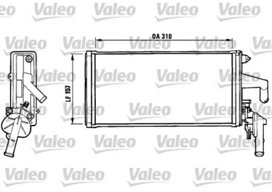 Теплообменник VALEO 812137