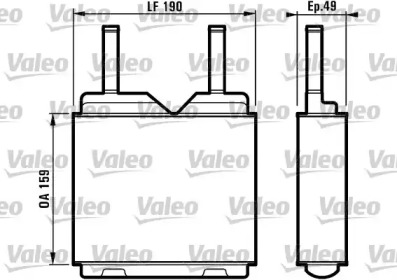 Теплообменник VALEO 812148