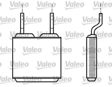 Теплообменник, отопление салона VALEO 812149