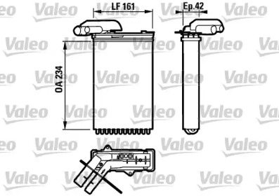 Теплообменник VALEO 812158