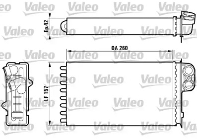 Теплообменник VALEO 812159