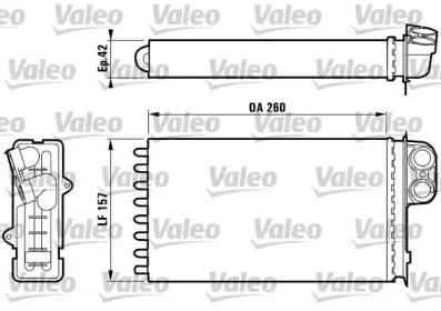 Теплообменник VALEO 812160